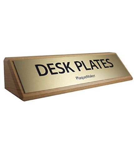 Desk Plate