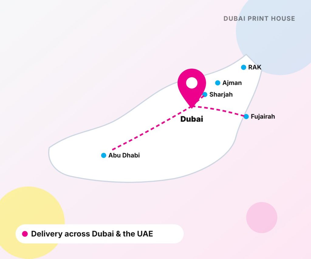 Printing delivery across Dubai and the UAE