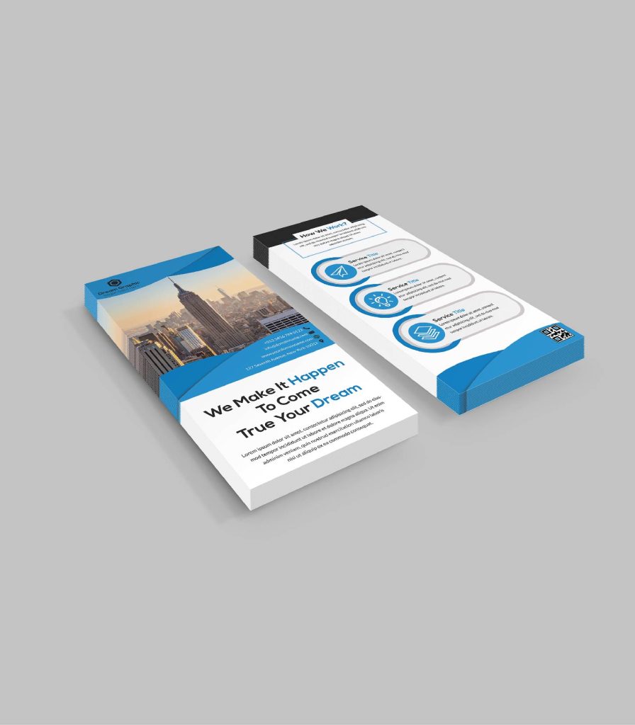 DL flyer printing in Dubai