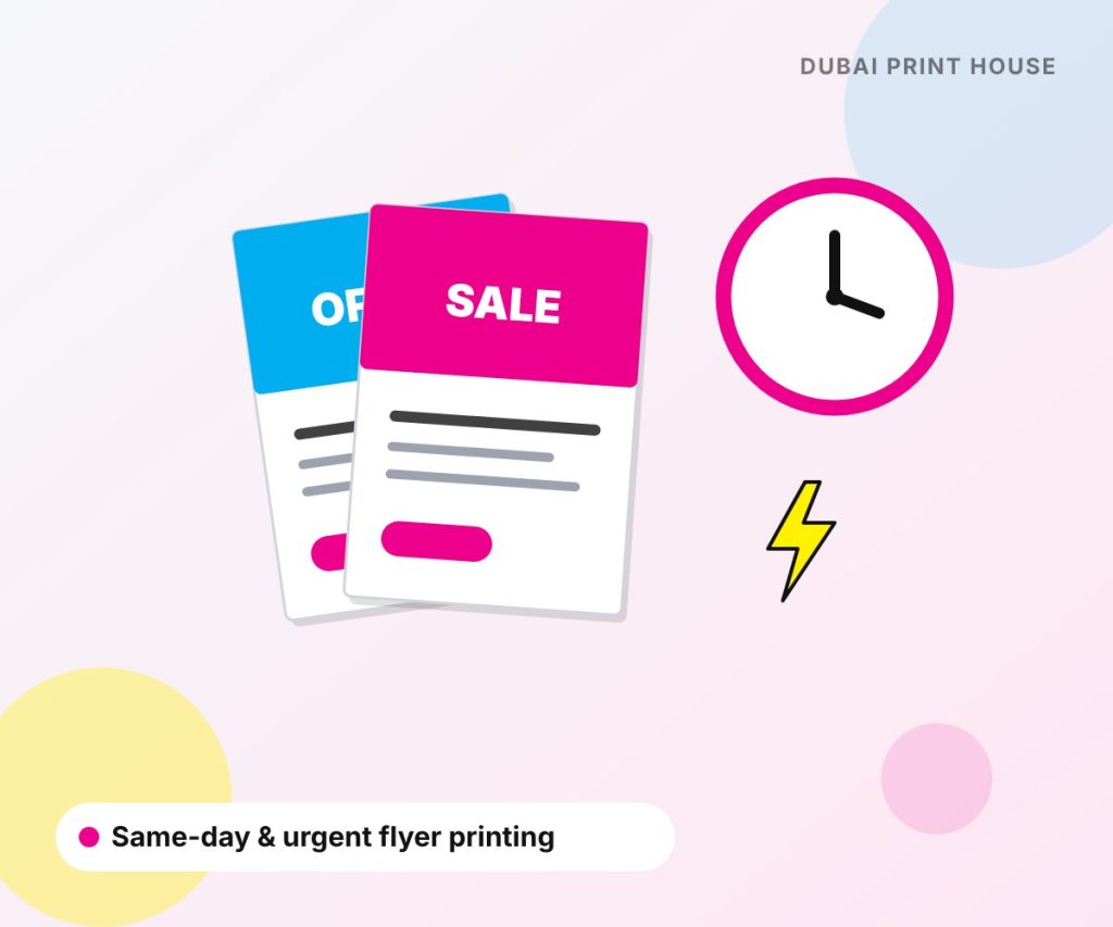 Same-day and urgent flyer printing