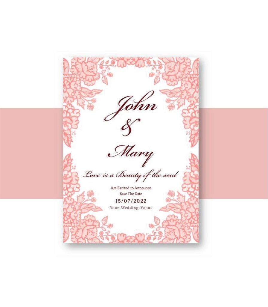Wedding invitation card printing in Dubai
