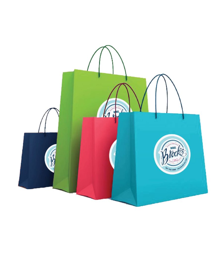 Luxury paper bags with logo in Dubai