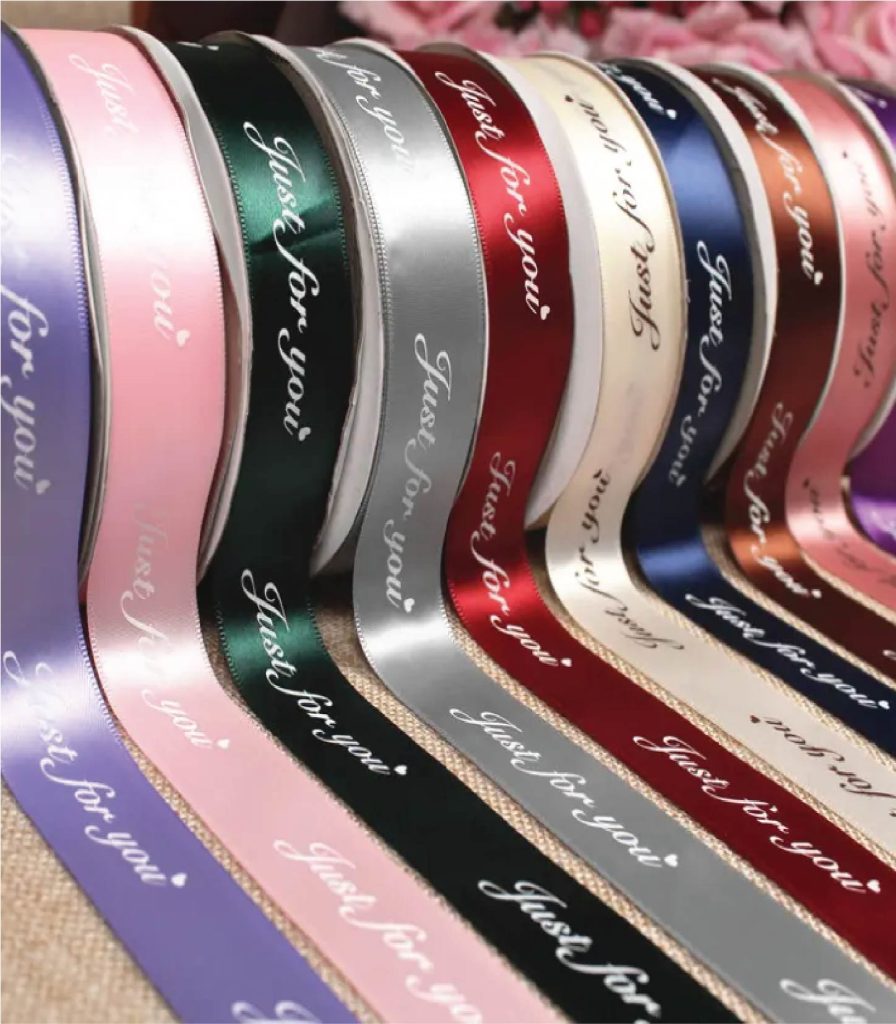 Custom printed ribbon in Dubai